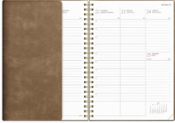 Kalender Study Twist A5 mocca 26/27