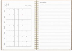 Kalender Study Twist A5 mocca 26/27