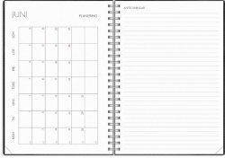 Kalender Study Twist A5 svart 26/27