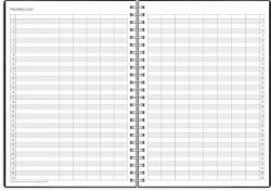 Kalender Study Twist A5 svart 26/27