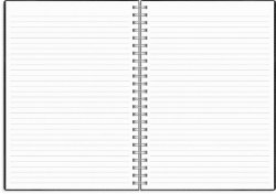 Kalender Study Twist A5 svart 26/27