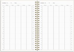 Kalender Study Story A5 blomma 26/27