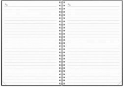 Kalender Weekly A5 2027 konstl�der svart
