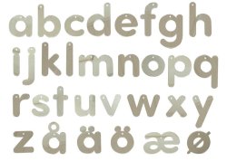 Spegelbokst�ver 7cm 31st