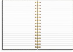 Anteckningsbok BURDE A5 gr�n m�nster