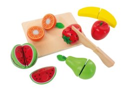 Frukt och gr�nsaker i tr� 8 delar