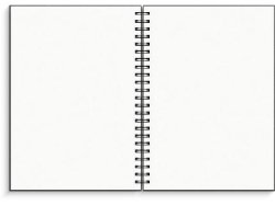 Skissblock GRIEG A5 stende 150g svart