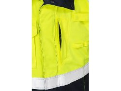 Flam Vinterjacka Varsel Gul/Marin 2XL