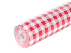 Duk PRONAPPE Rutig 1,18x25m rd/vit