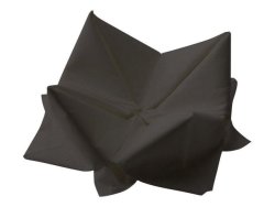 Servett 3-lags 33x33cm svart 125/FP