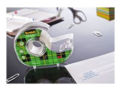 Dokumenttejp 19mm x 15m SCOTCH med hllare