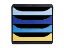 Blankettbox EXACOMPTA BeeBlue 4 ldor
