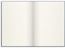 Ant.bok BURDE A5 textil linj mrkbl