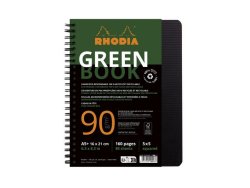 Anteckningsblock GREENBOOK A5+ rut recy