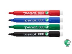 Whiteboardpenna PENOL 800 rund bl