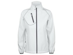 Softshelljacka dam Projob 2423 vit 2XL