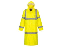 Varselregnrock Hi-Vis 122cm gul kl3 4XL