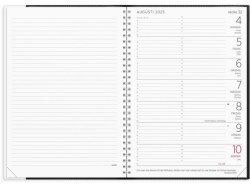Stor Veckokalender 2025 plast svart