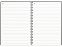 Kalender Weekly A5 2025 skinn svart