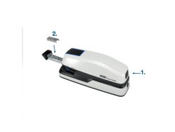 Elhäftare REXEL Optima Grip svart/silver