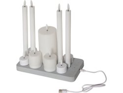Ljus STAR T LED Flamme laddstation mix