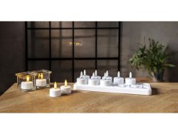 V�rmeljus STAR T LED laddstation 12 ljus
