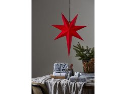 Pappersstjrna Rozen 65cm rd