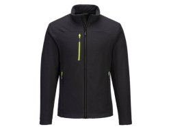 Fleecetrja text zip PW EV480 svart 2XL