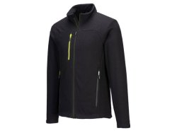 Fleecetrja text zip PW EV480 svart 2XL