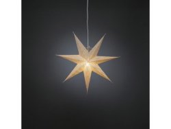 Pappersstjrna Prick 60cm vit