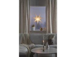 Pappersstjrna Prick 60cm vit