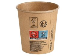 Pappersbgare DUNI 12cl brun 1000/krt