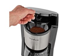 Kaffebryggare NEDIS 12 koppar svart