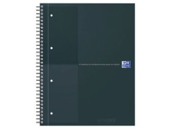 Kollegieblock Oxford Int.A4+ linj. svart