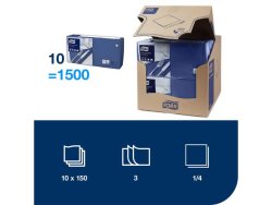Servett TORK Lunch 3-lags m.bl 150/fp