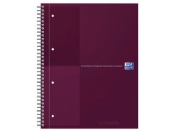 Kollegieblock Oxford Int.A4+ linj. r�d