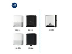 Handduk TORK Pre H1 2-lag vit 6/fp