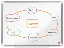 Whiteboard NOBO premium stl 60x45cm