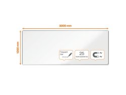 Whiteboard NOBO premium emalj 300x120cm