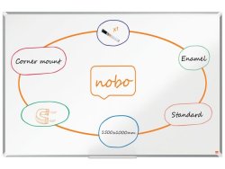 Whiteboard NOBO premium emalj 150x100cm