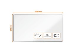 Whiteboard NOBO premium stl 70'