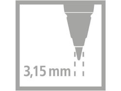 Stiftpenna STABILO barn hger bl