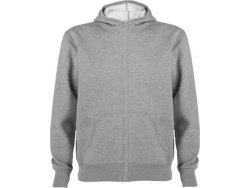 Hoodie zip ROLY Montblanc uni grmel XL