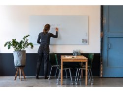 Glastavla LEGAMASTER matt 100x200cm bl