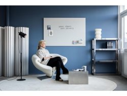 Glastavla LEGAMASTER matt 90x120cm gr