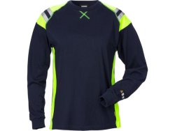 T-shirt Flam FRISTAD 7098 marin dam S