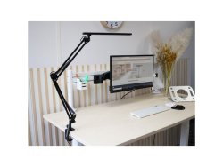 Skrivbordslampa UNILUX Swingo 2.0 Led sv