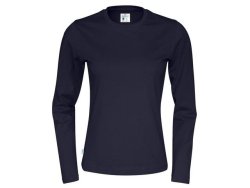 T-shirt L 141019 GOTS dam marin S