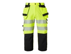 Hantverksbyxa 3/4 stretch varsel kl2 C48