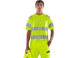 T-shirt varsel FRISTADS 7860 gul kl3 4XL